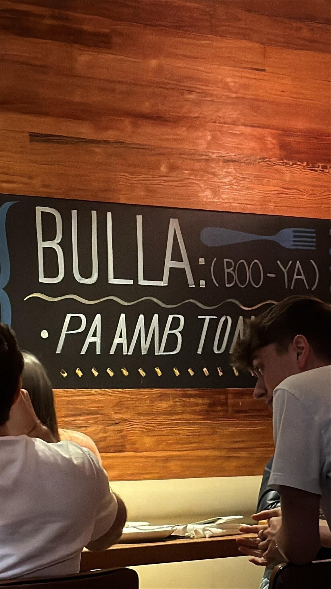 Signage at Bulla Gastrobar in Coral Gables