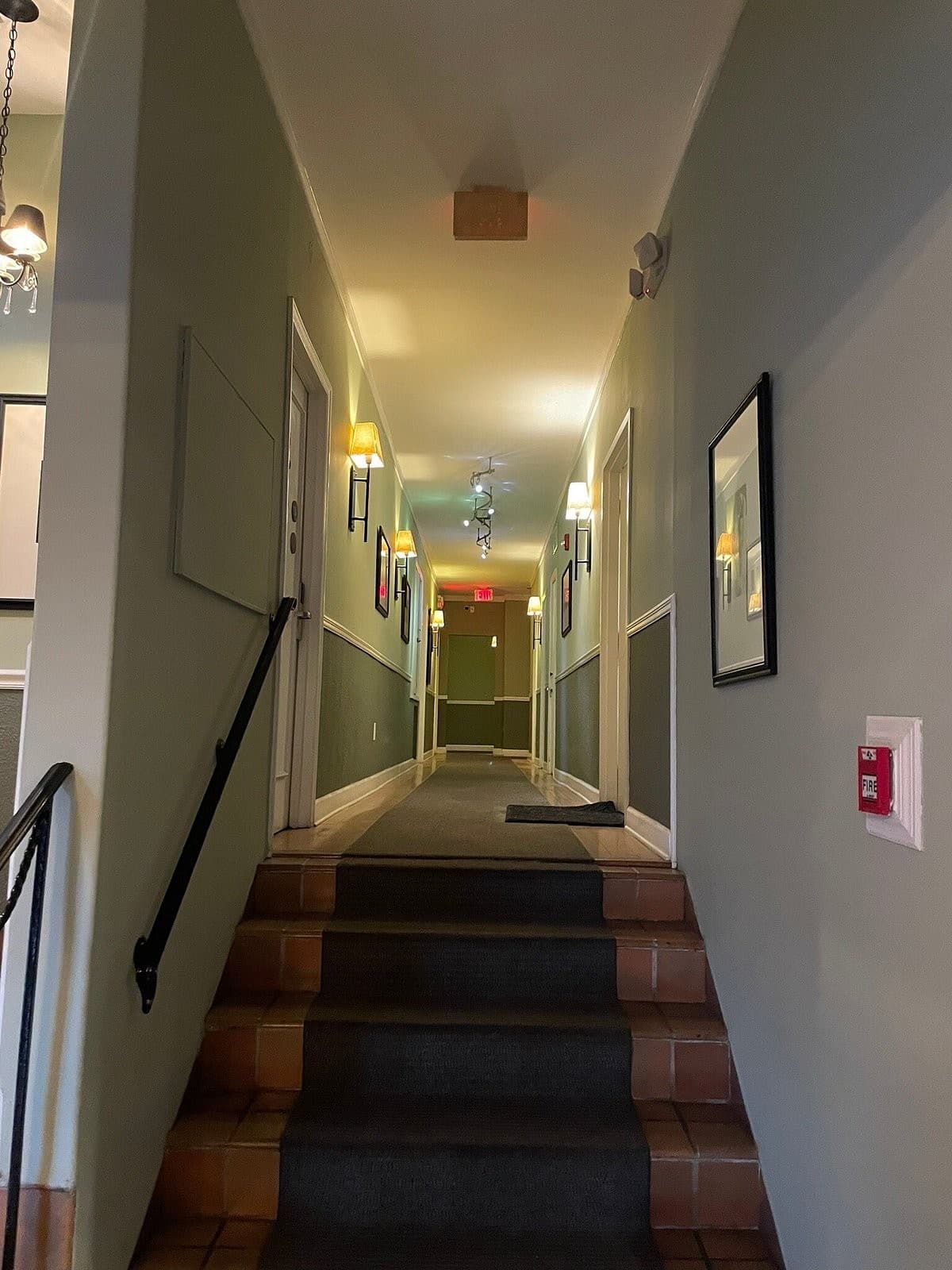 Cadet Hotel hallway in Miami Beach