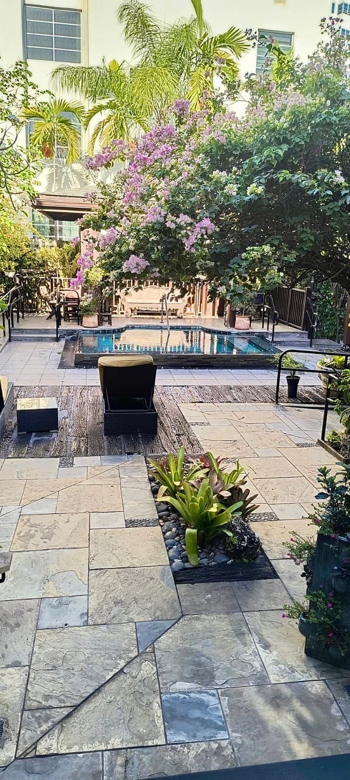Cadet Hotel pool area in Miami Beach