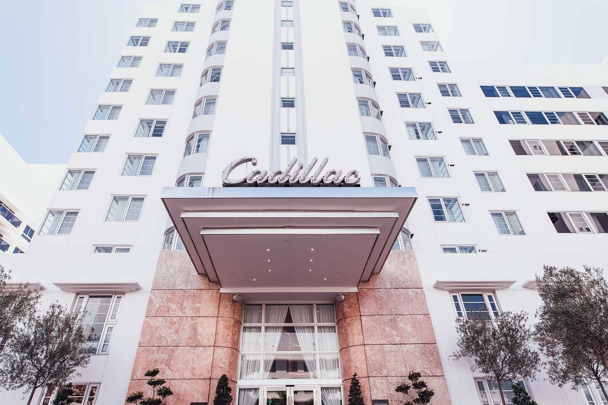 Cadillac Hotel & Beach Club entrance in Miami Beach