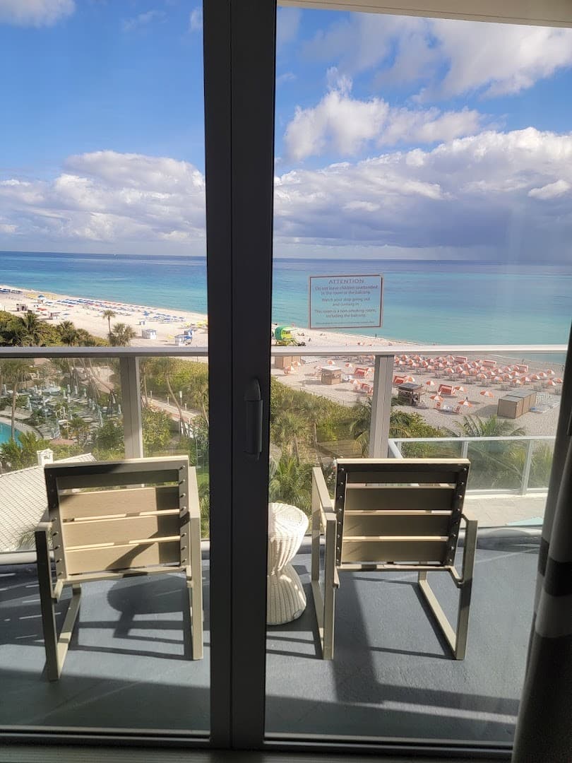 Ocean view from Cadillac Hotel & Beach Club in Miami Beach