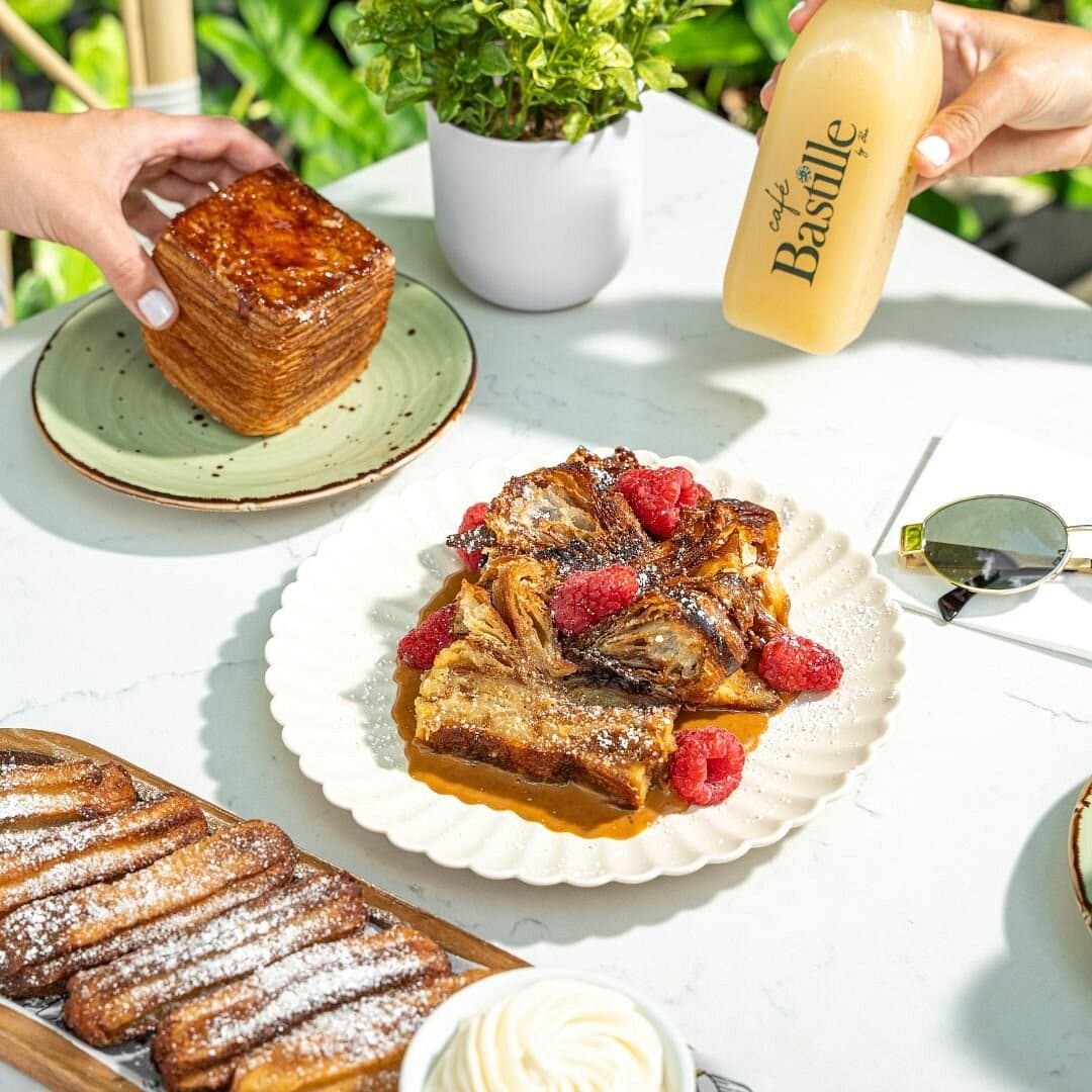 Delicious pastries at Café Bastille Downtown Miami