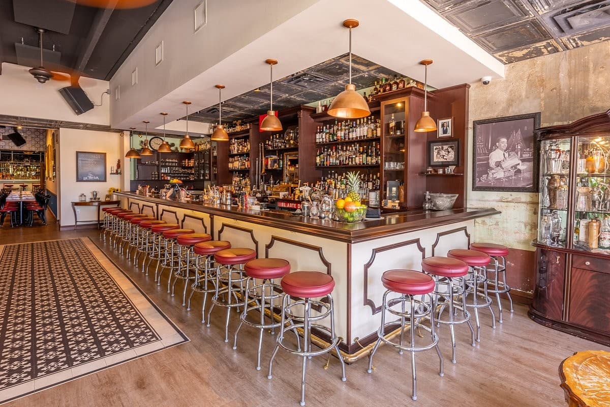 Cafe La Trova bar interior in Miami