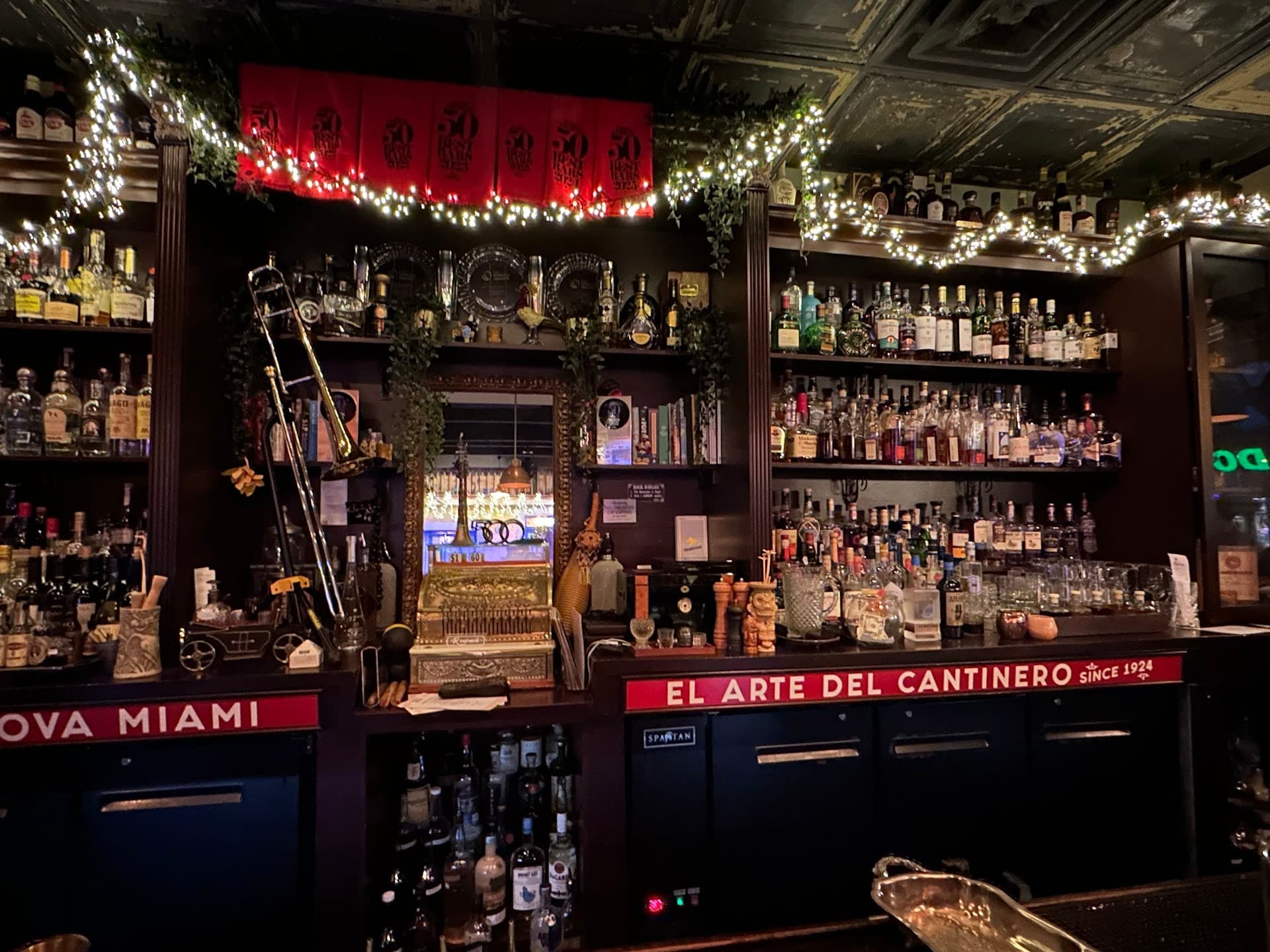 Cafe La Trova bar interior in Miami