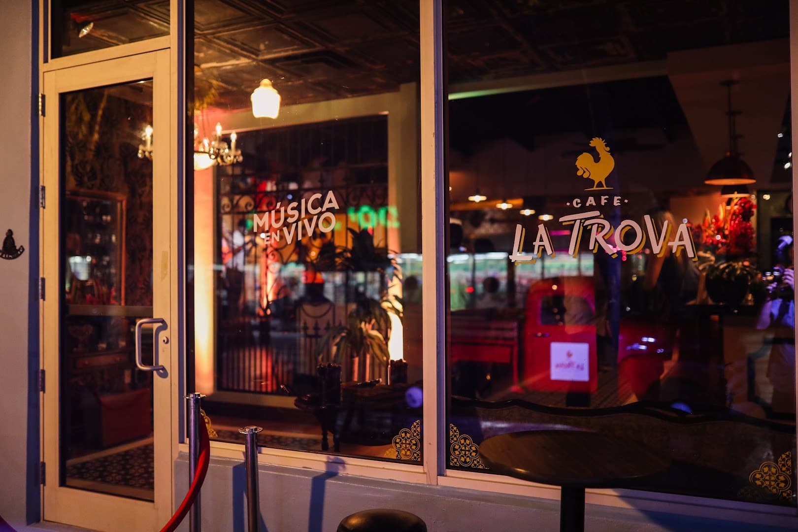 Cafe La Trova entrance in Miami