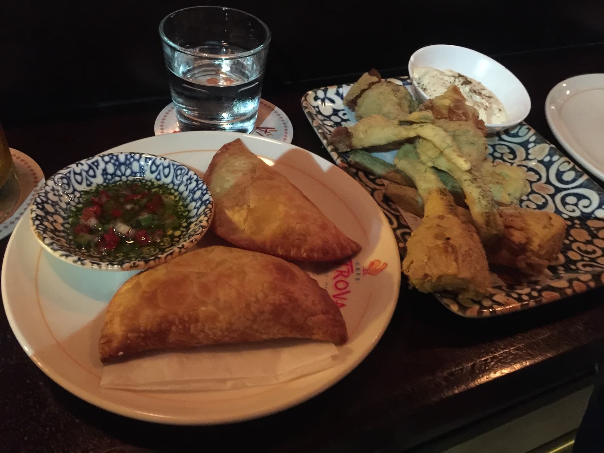 Delicious empanadas and snacks at Cafe La Trova in Miami