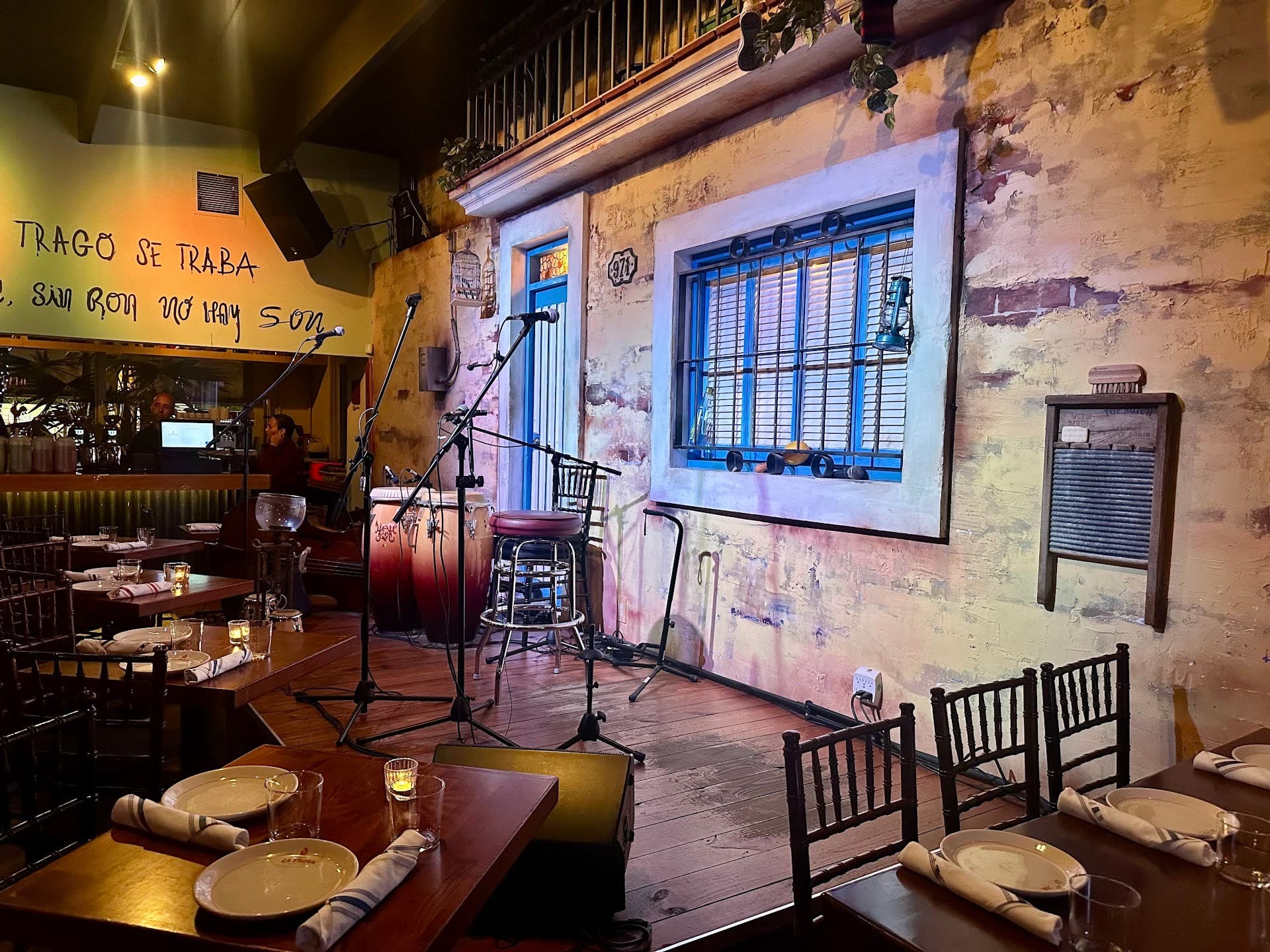 Cafe La Trova interior ambiance in Miami