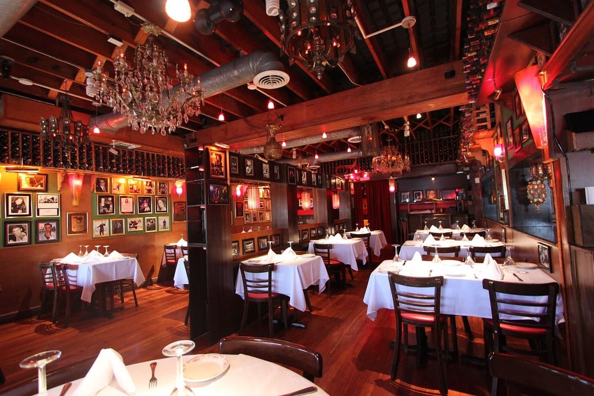 Cafe Prima Pasta interior dining scene in Miami Beach