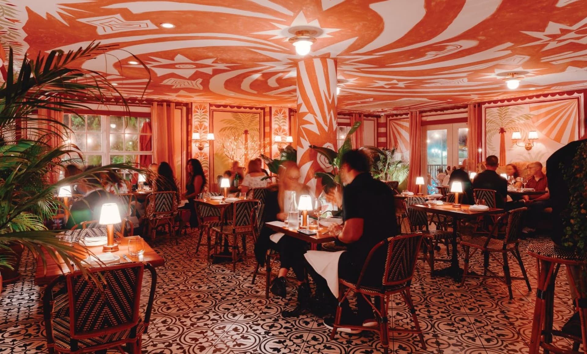 Campo Casa Faena interior dining scene in Miami Beach