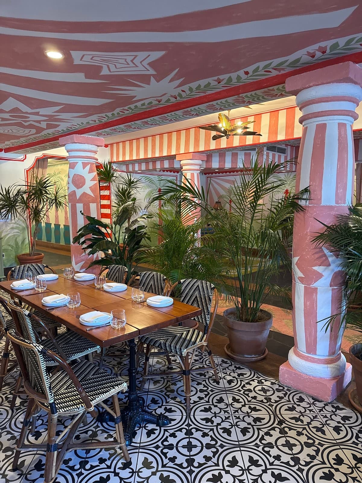 Campo Casa Faena interior dining area in Miami Beach
