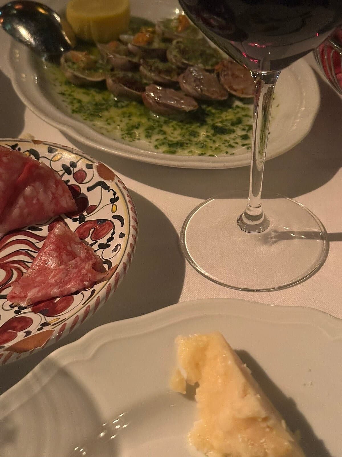 Various dishes at Carbone Miami Beach, Miami