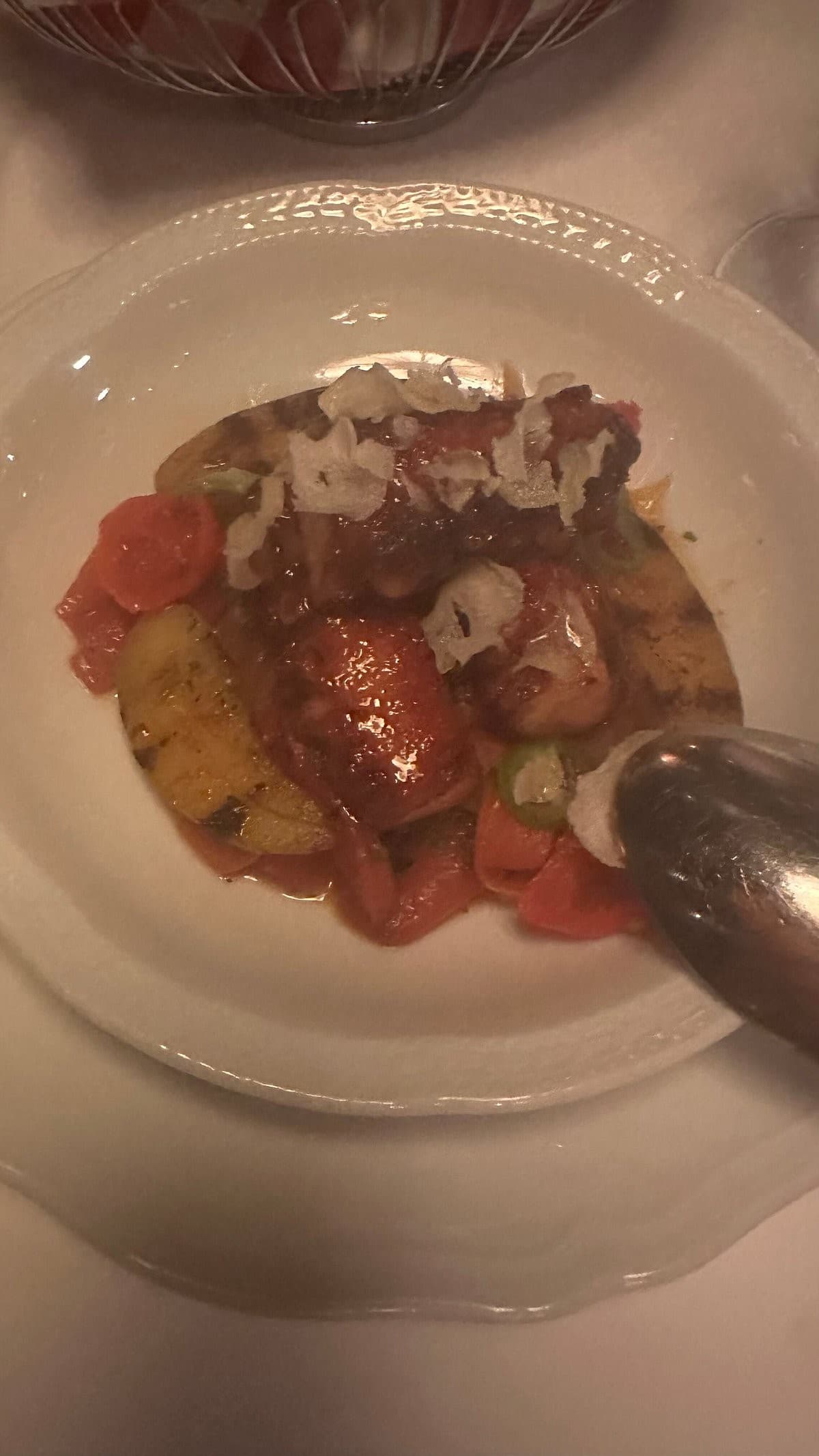 Delicious dish from Carbone Miami restaurant in Miami Beach