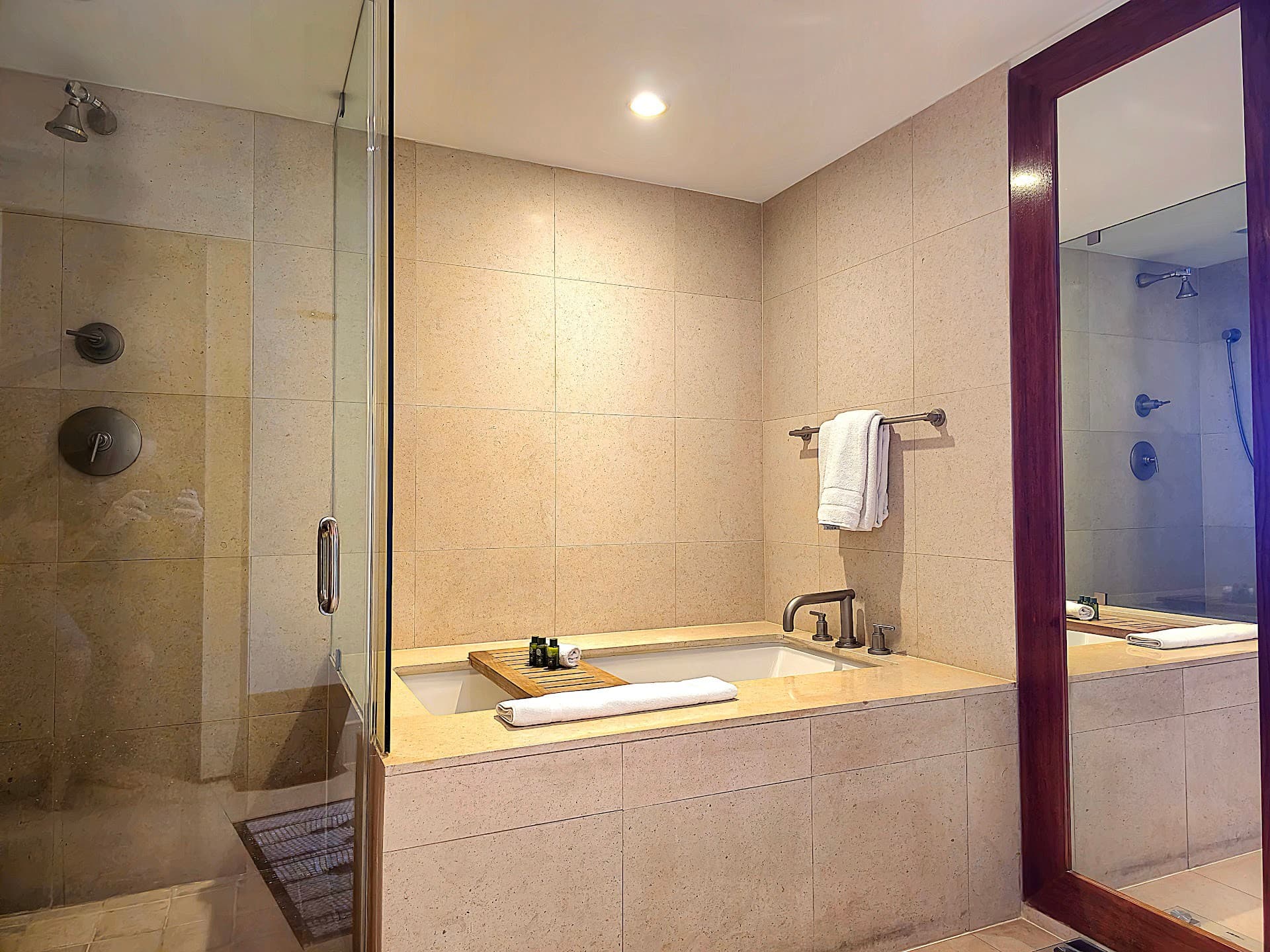Luxurious bathroom at Carillon Miami Wellness Resort