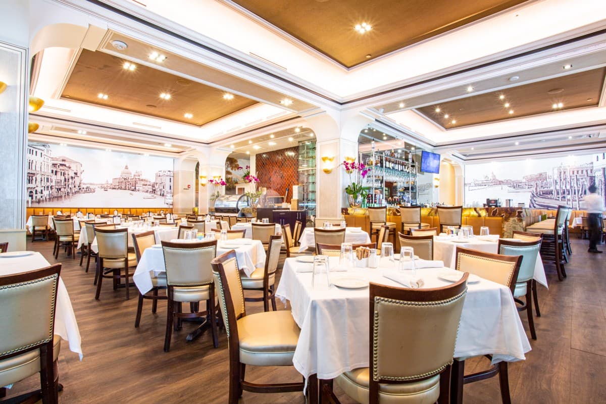Carpaccio Restaurant interior in Bal Harbour