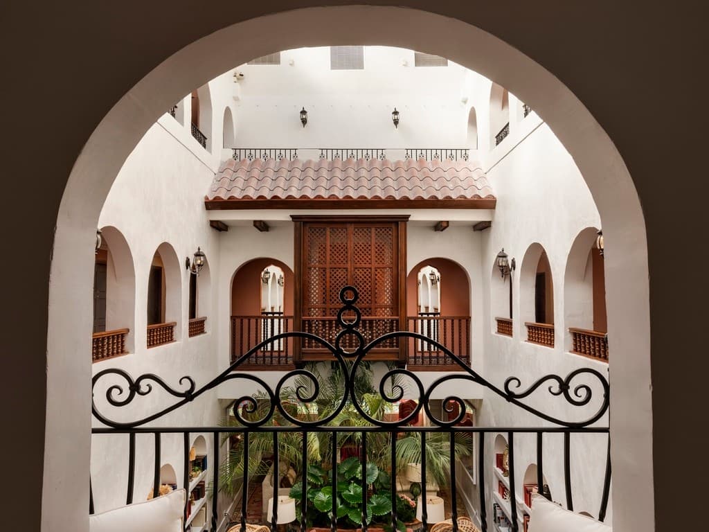 Casa Faena Miami Beach interior courtyard view