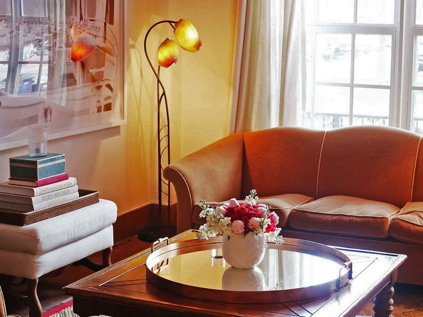 Cozy lobby area at Casa Faena Miami Beach