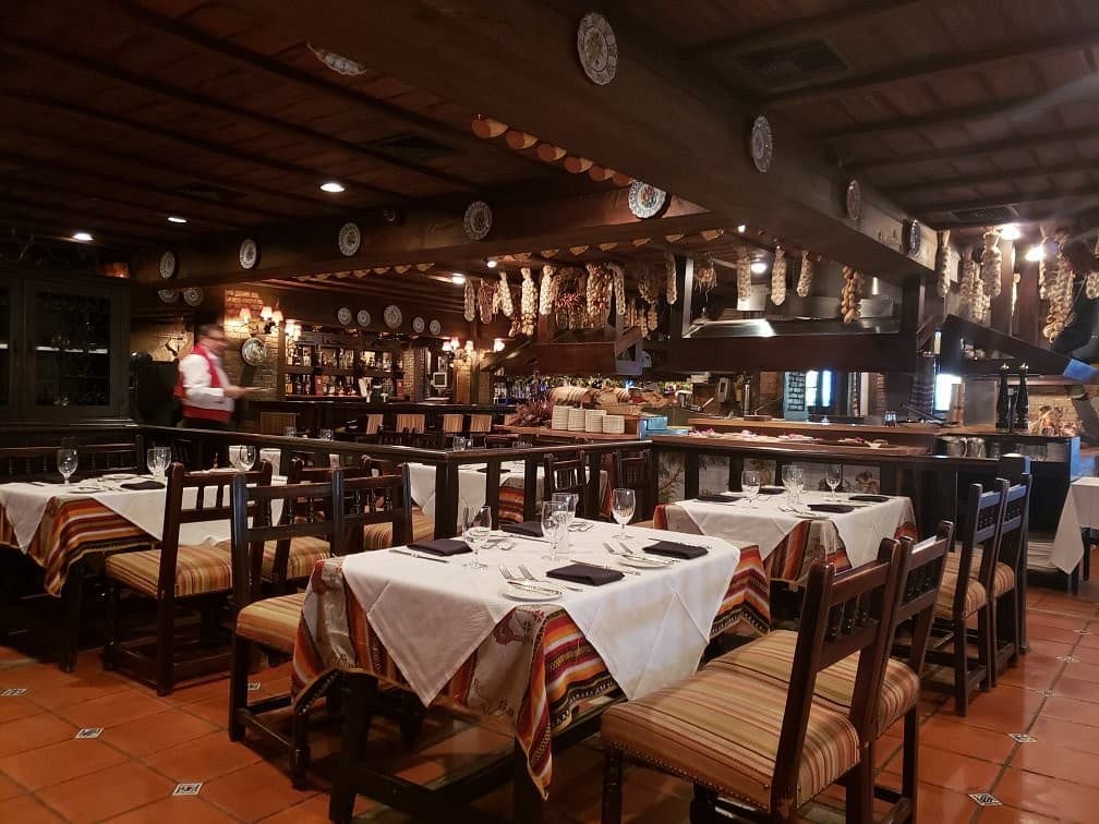 Casa Juancho interior dining scene in Miami