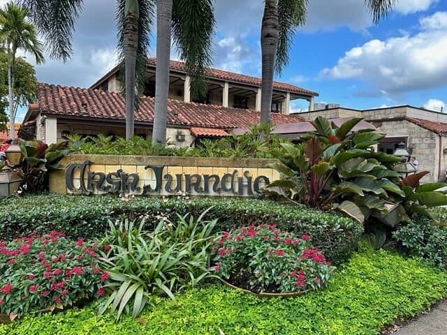 Casa Juancho restaurant entrance in Miami