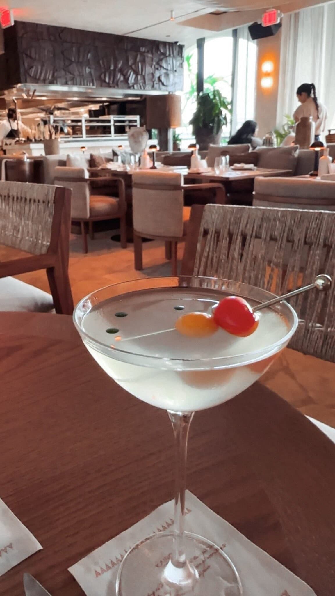 Cocktail at CASA NEOS, Miami dining scene