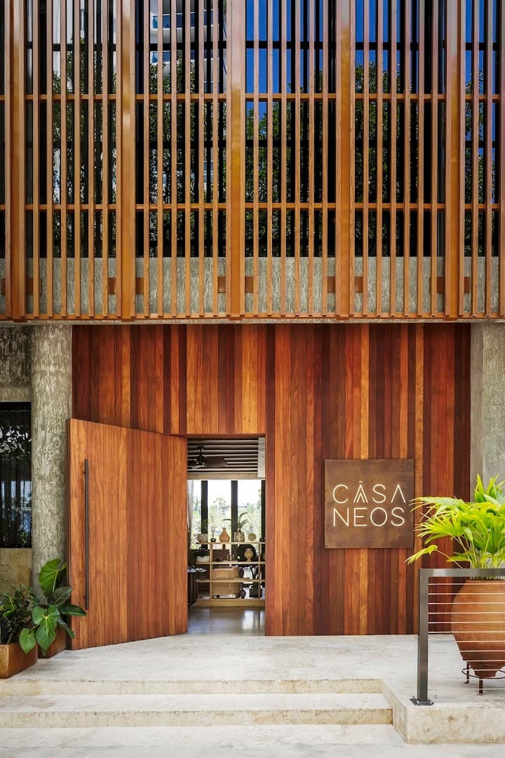 CASA NEOS restaurant entrance in Miami
