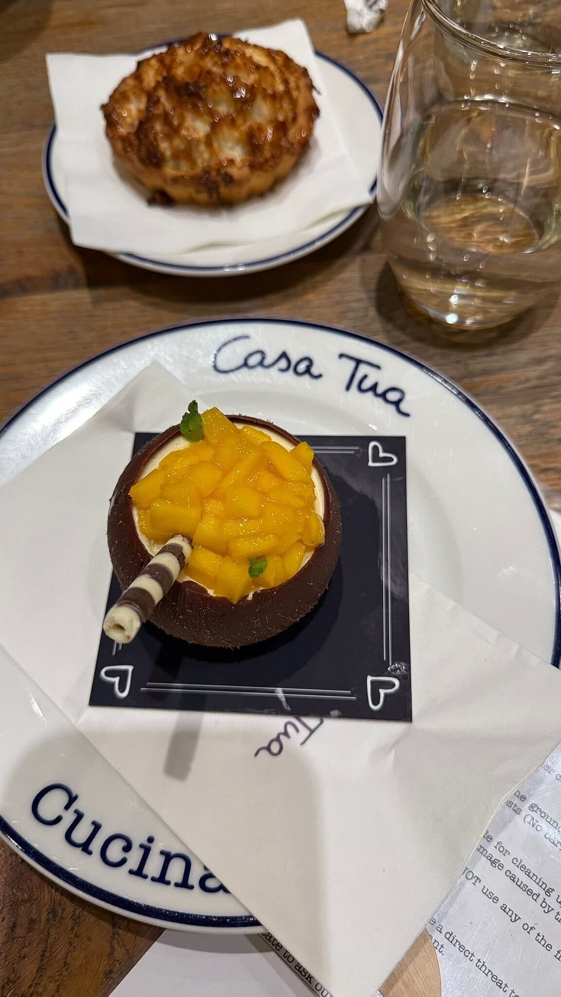 Dessert at Casa Tua Cucina in Miami