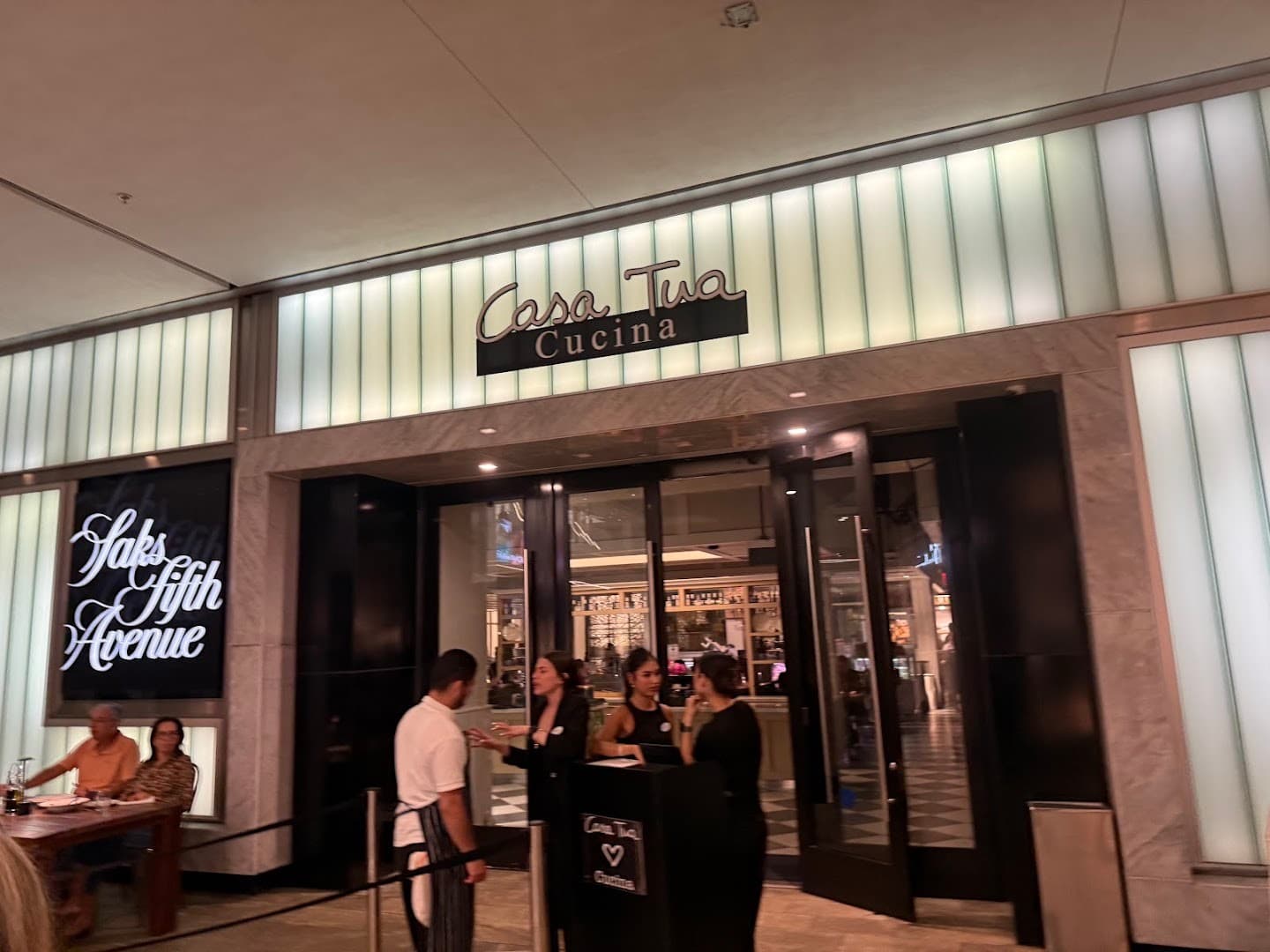 Casa Tua Cucina Brickell entrance in Miami