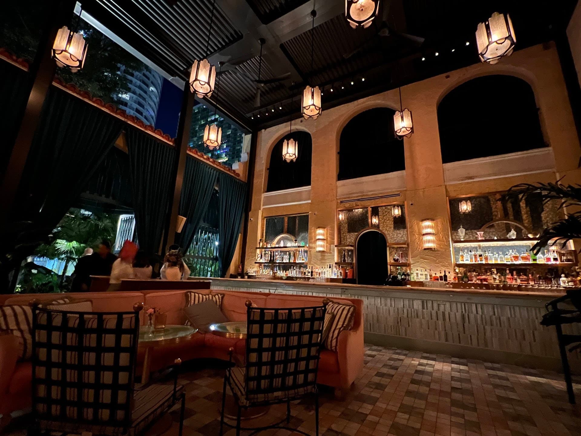 Elegant interior of Casadonna in Miami.