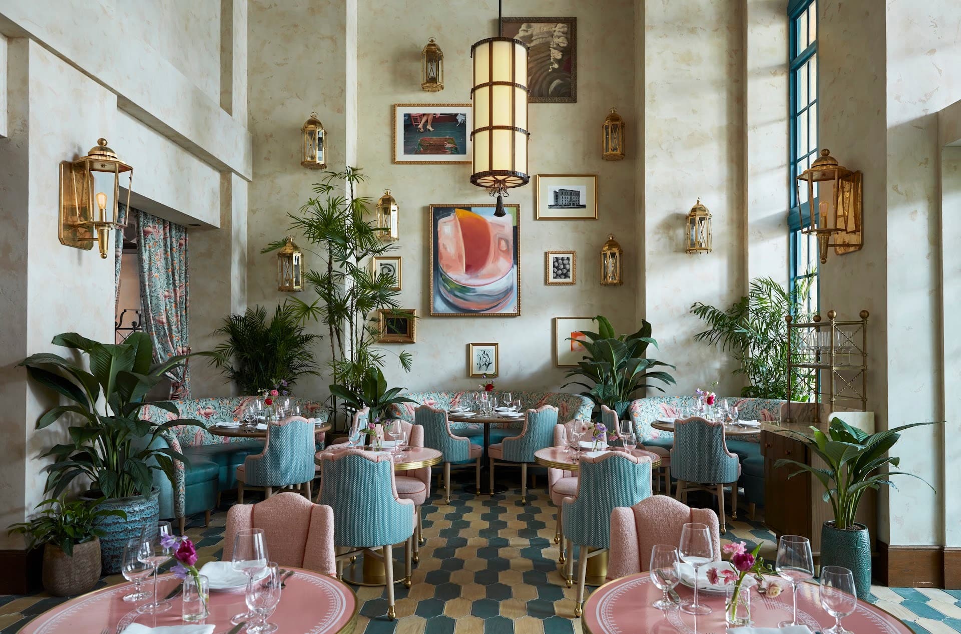 Casadonna interior dining setting in Miami