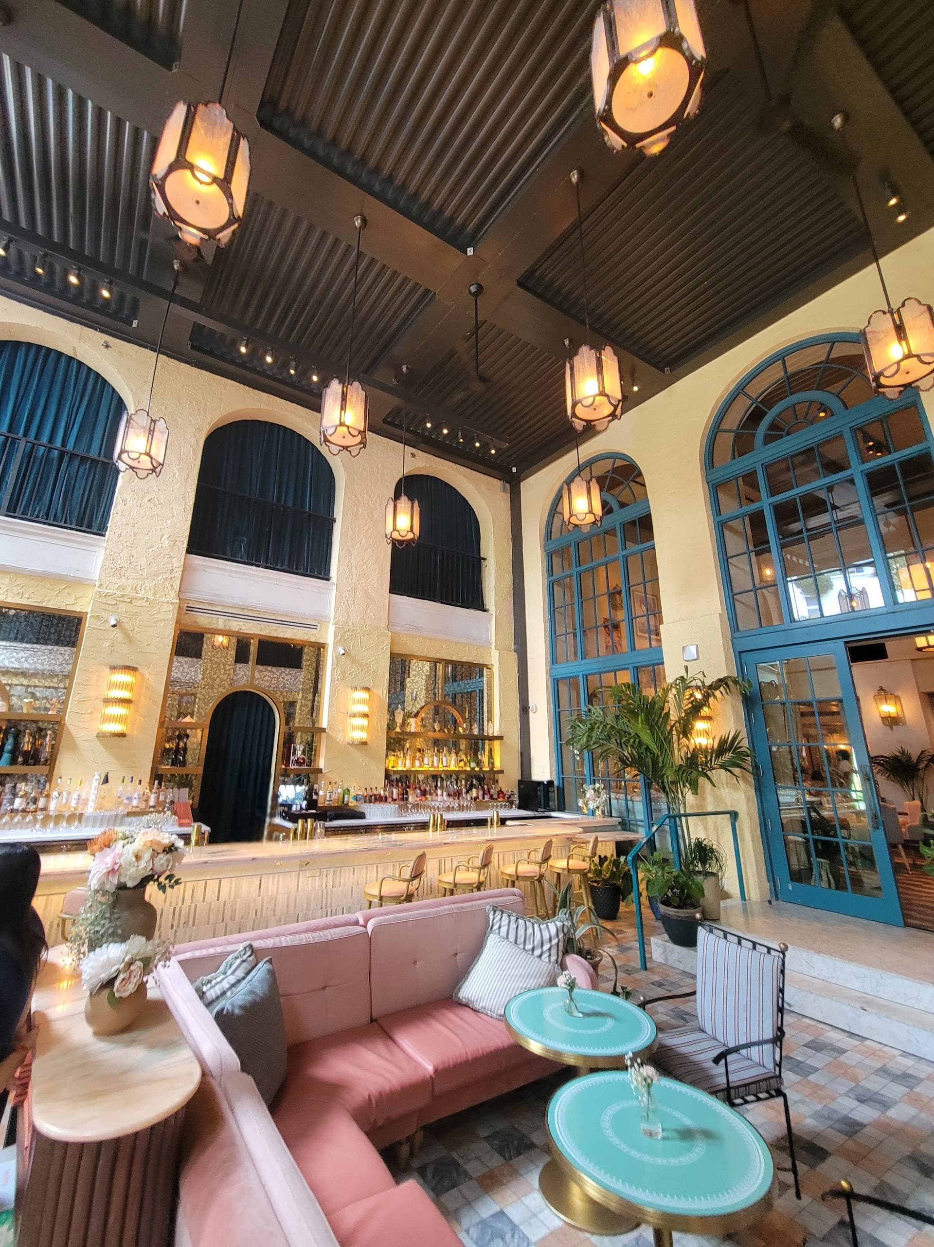 Elegant interior of Casadonna in Miami