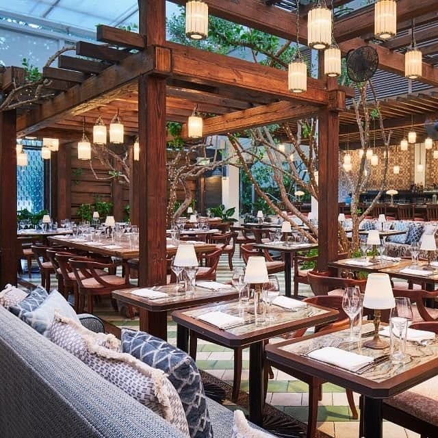 Cecconi's Miami interior dining area in Miami Beach