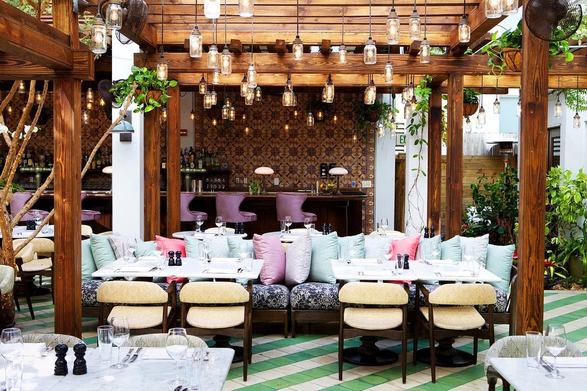 Cecconi's Miami interior dining area in Miami Beach