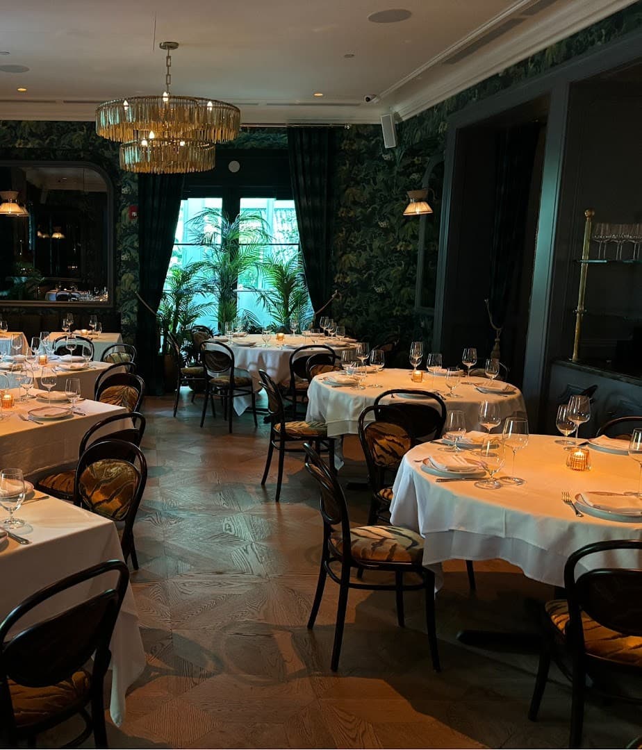 Chateau ZZ's dining room interior in Miami