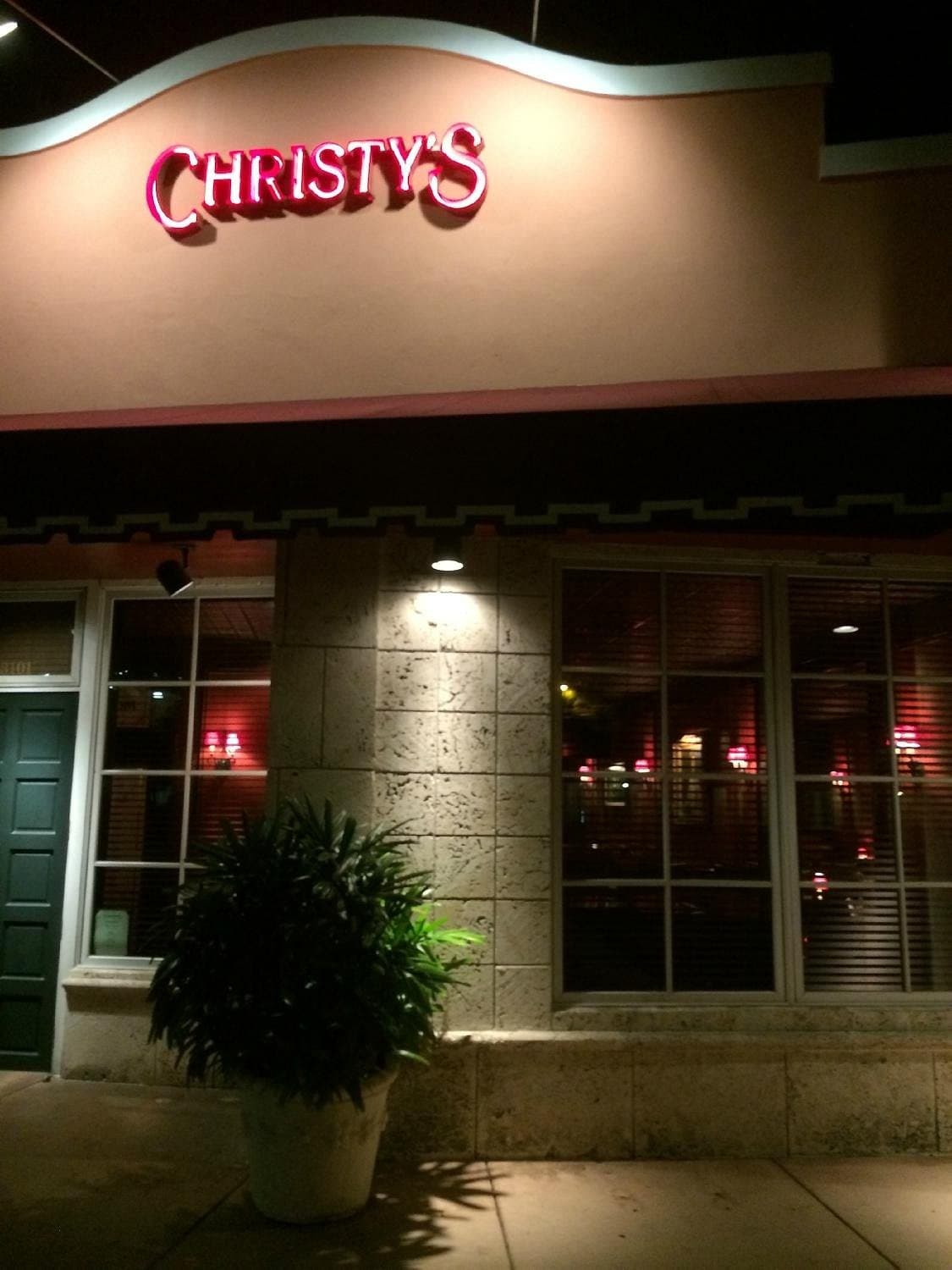 Christy's Restaurant exterior sign in Miami
