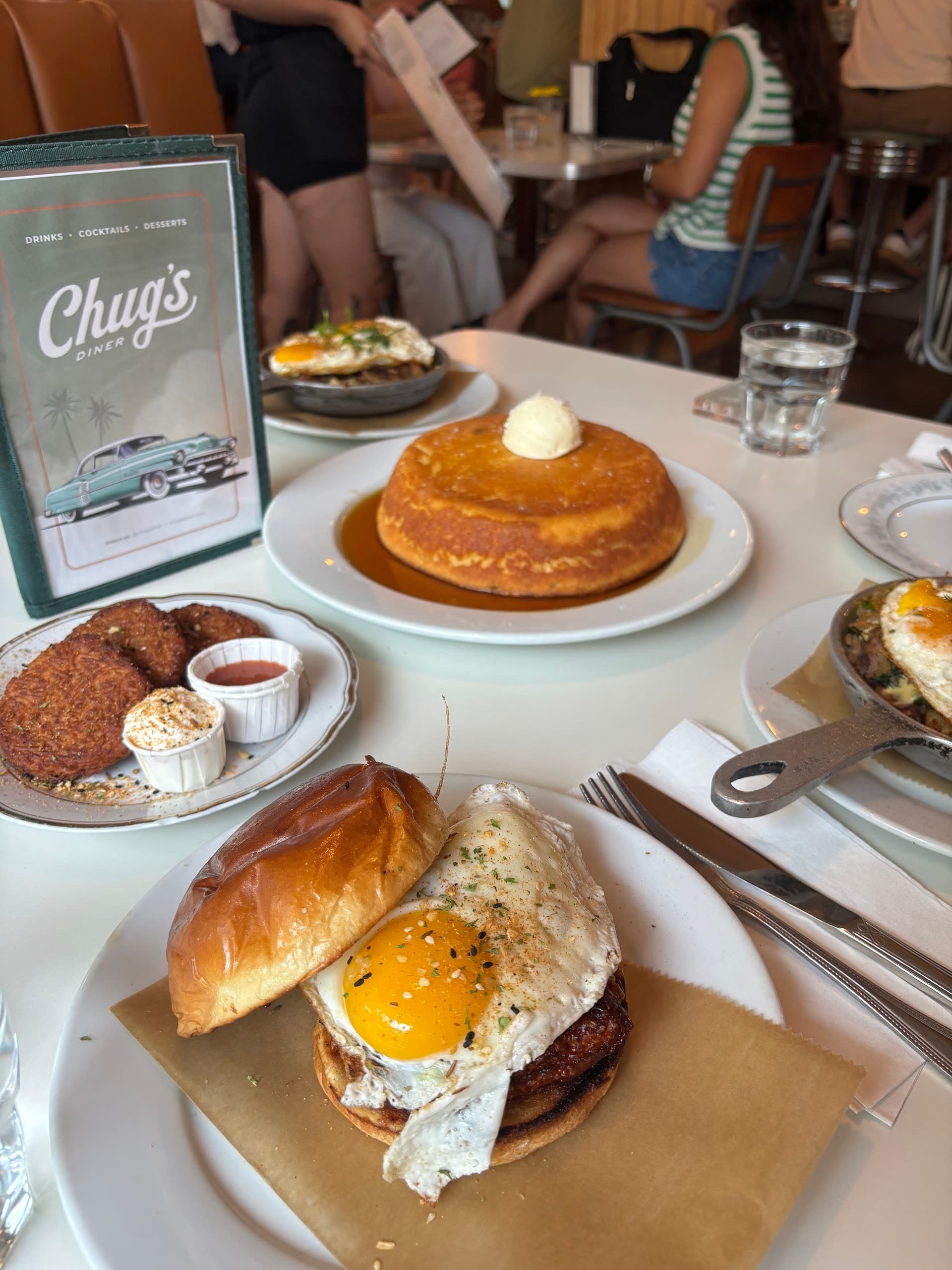 Chug's Diner dining scene in Miami