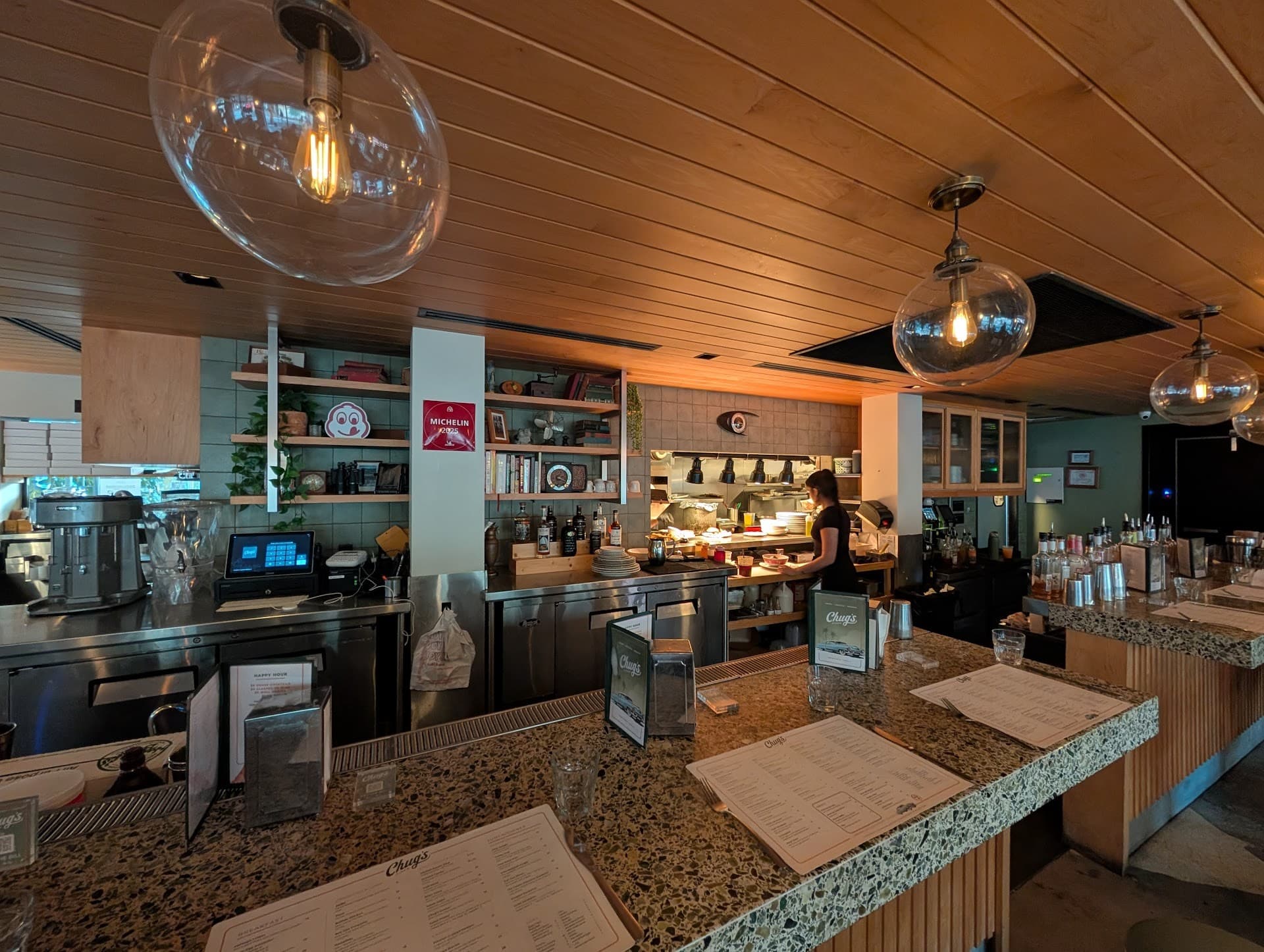 Chug's Diner interior dining scene in Miami