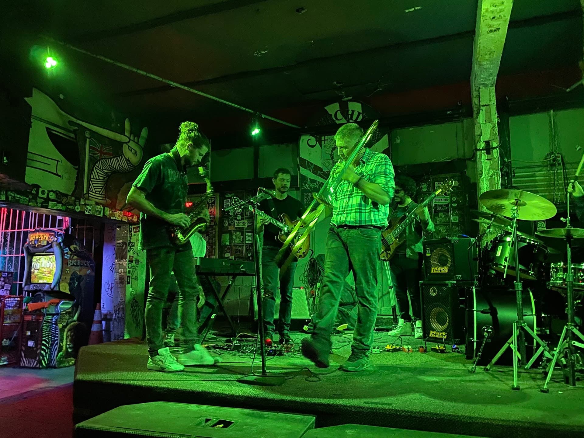 Live music vibe at Churchill's Pub in Miami