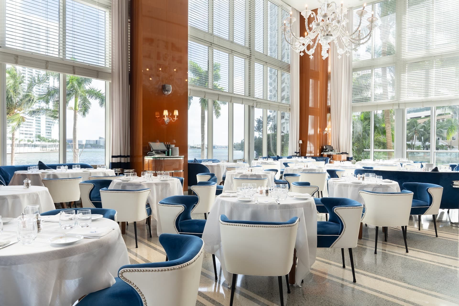 Cipriani Downtown Miami interior dining scene