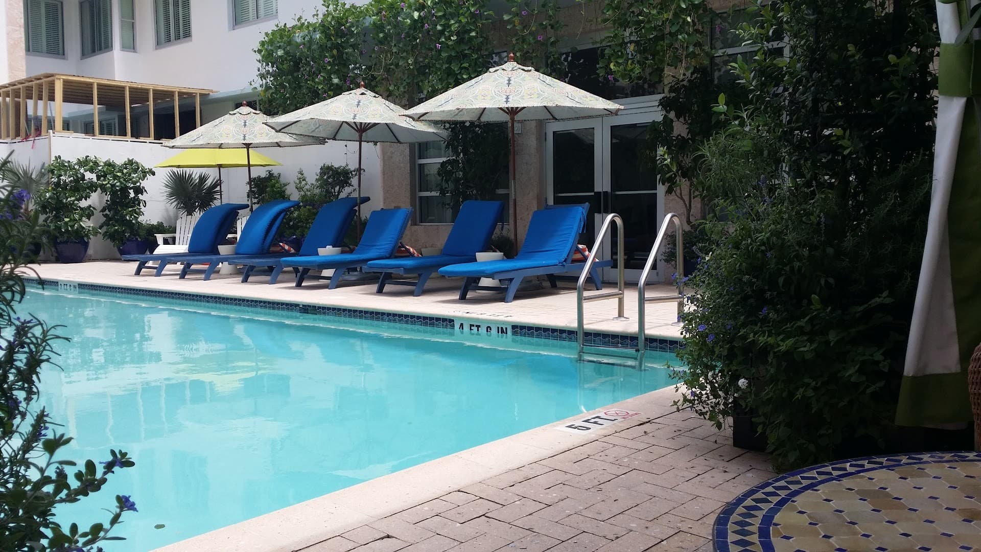 Pool area at Circa 39 Miami Beach