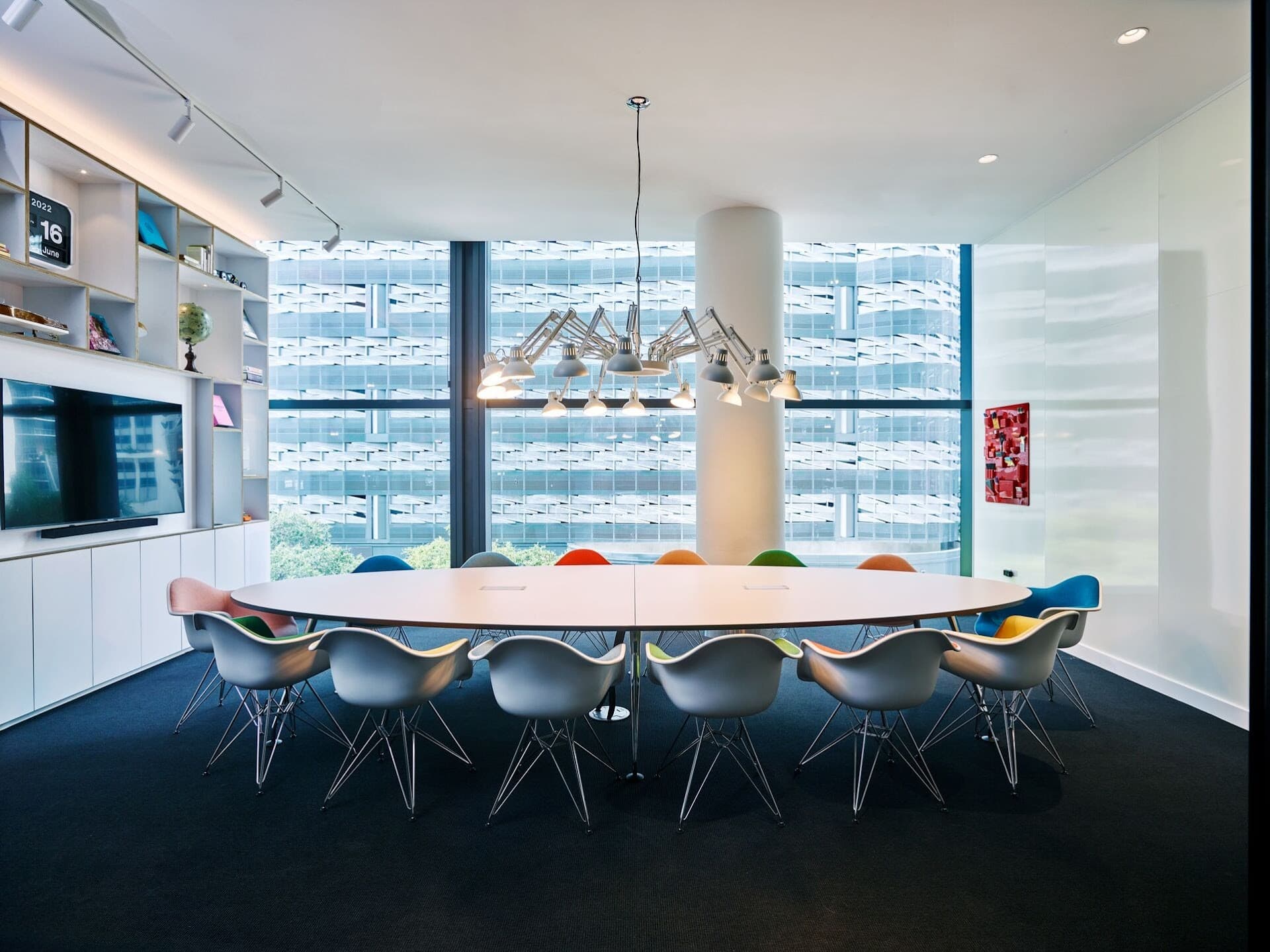 Meeting room at citizenM Miami Brickell