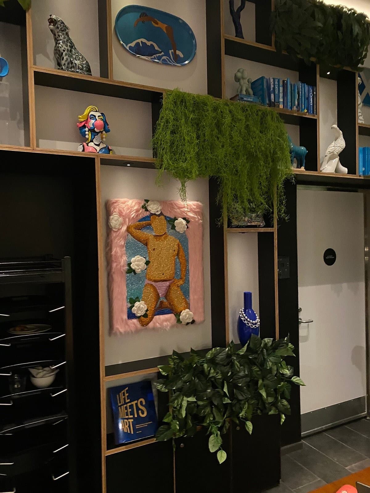 Colorful lobby decor at citizenM Miami South Beach