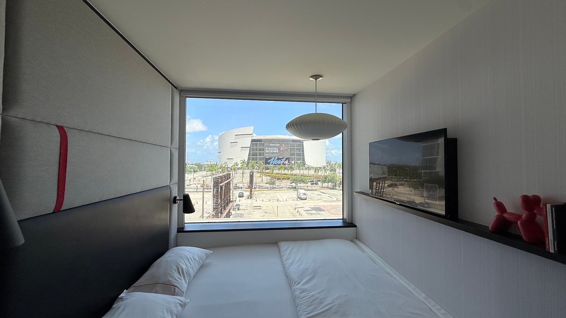 Modern room at citizenM Miami World Center