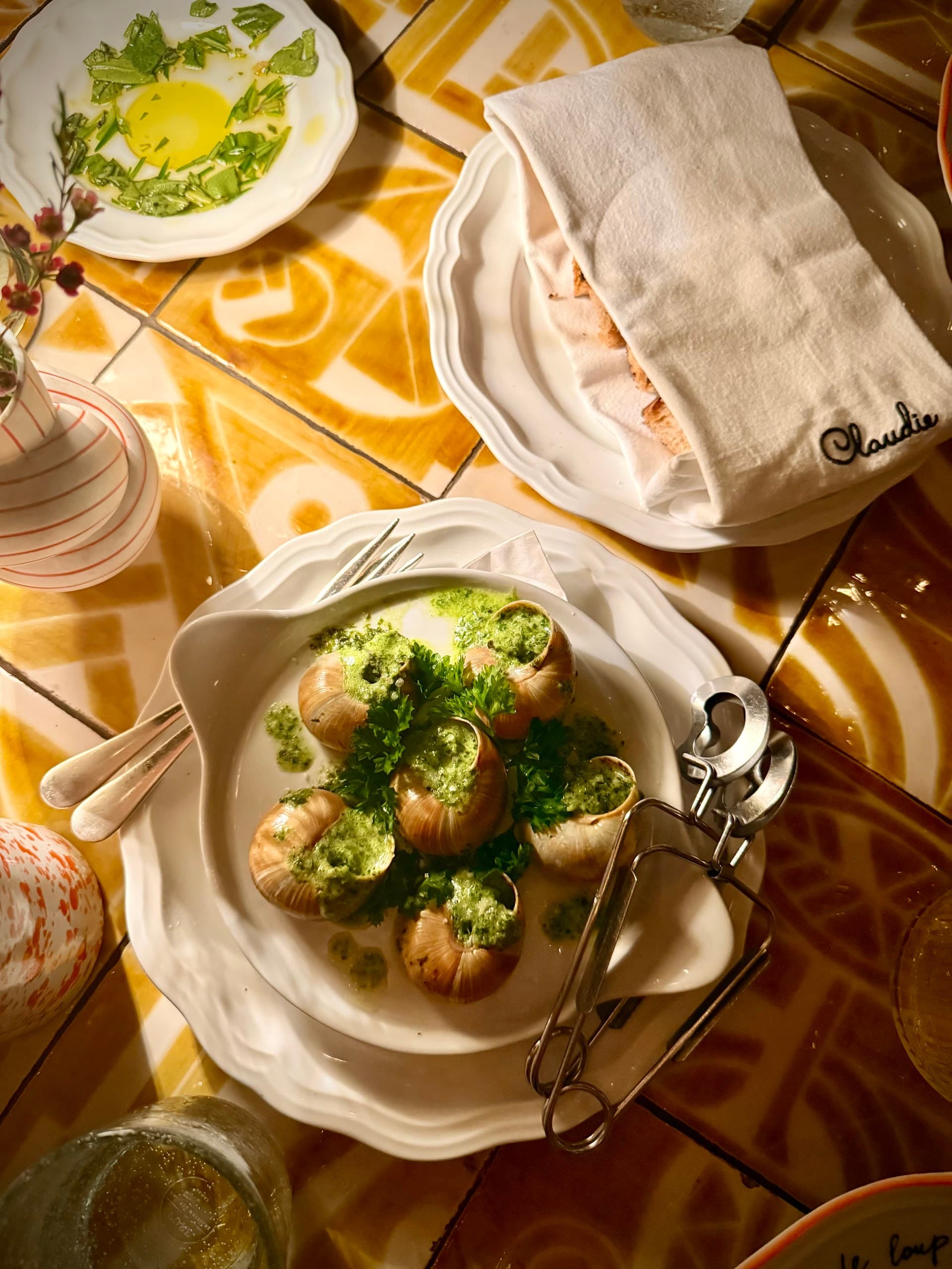 Escargots at Claudie in Miami