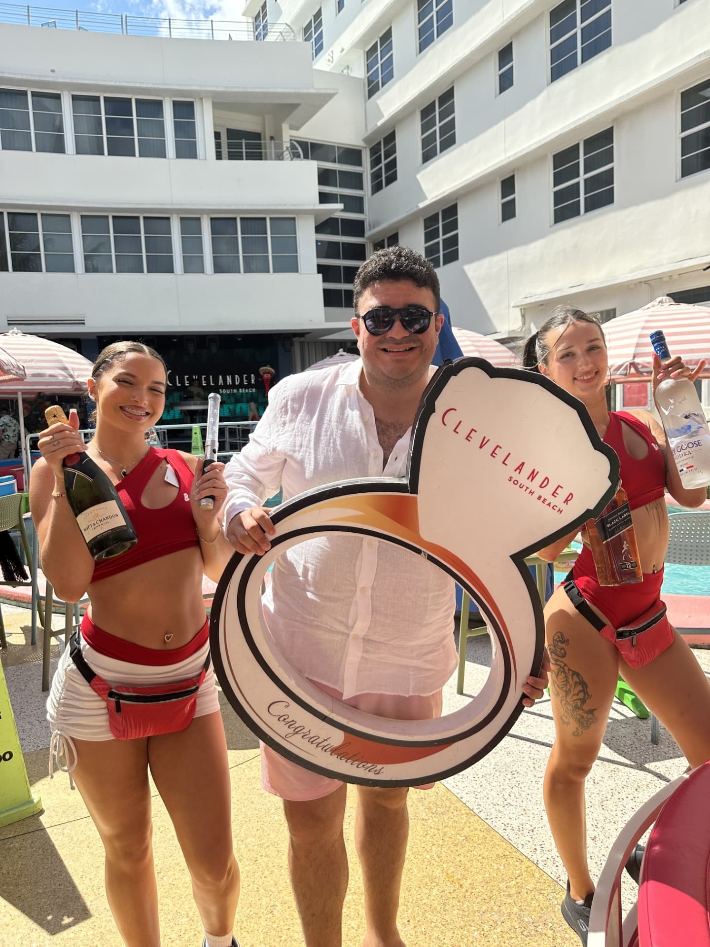 Clevelander South Beach nightlife scene in Miami Beach