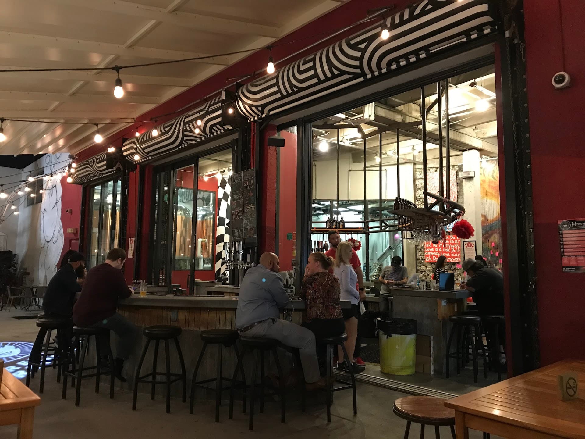 Concrete Beach Brewery vibrant nightlife spot in Miami