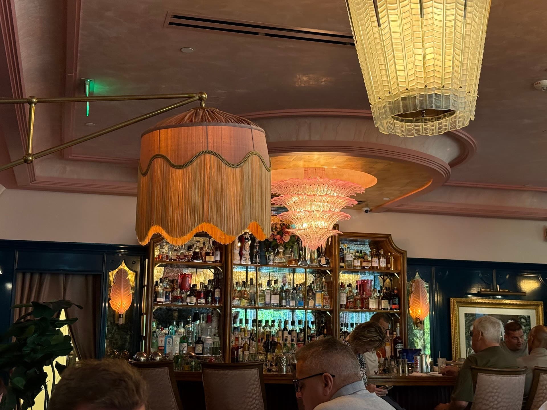 Contessa Miami interior ambiance, elegant bar scene