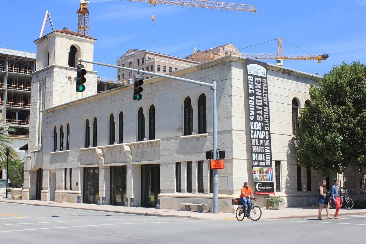 Coral Gables Museum building exterior in Miami