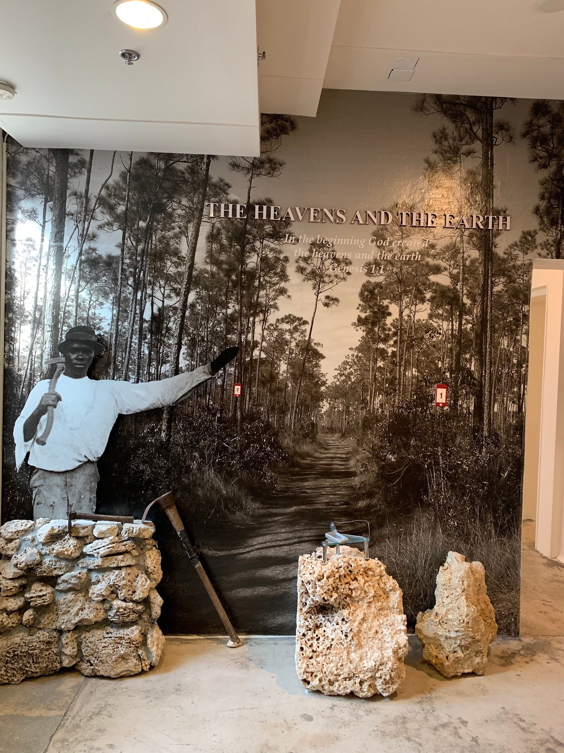 Coral Gables Museum interior artwork display