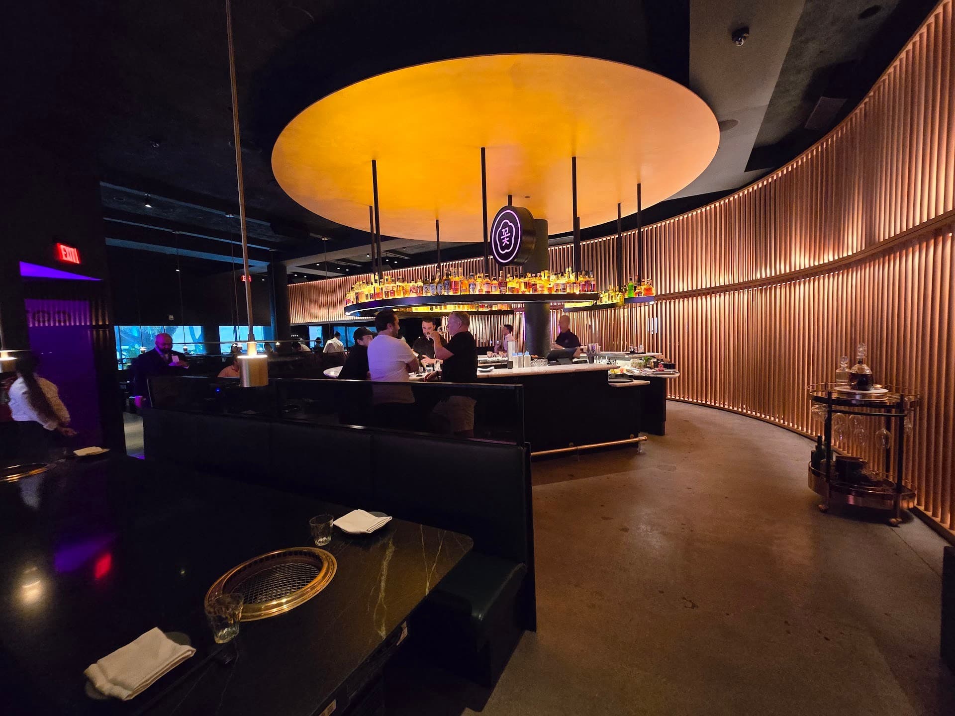 COTE Miami interior ambiance with bar area