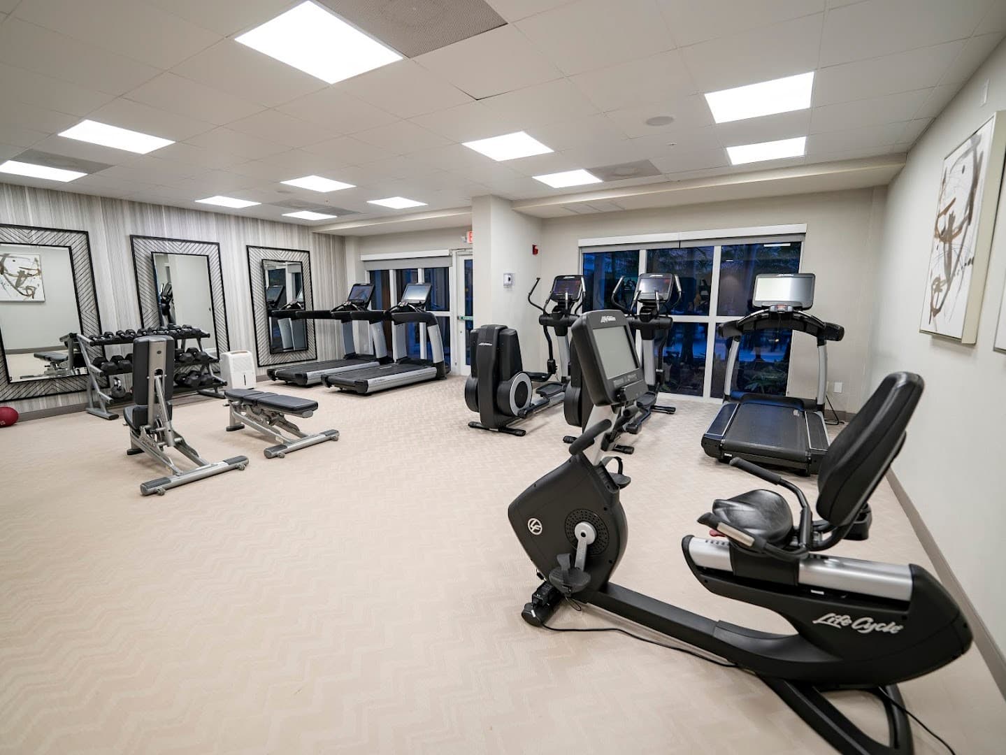 Gym at Courtyard by Marriott Miami Aventura Mall