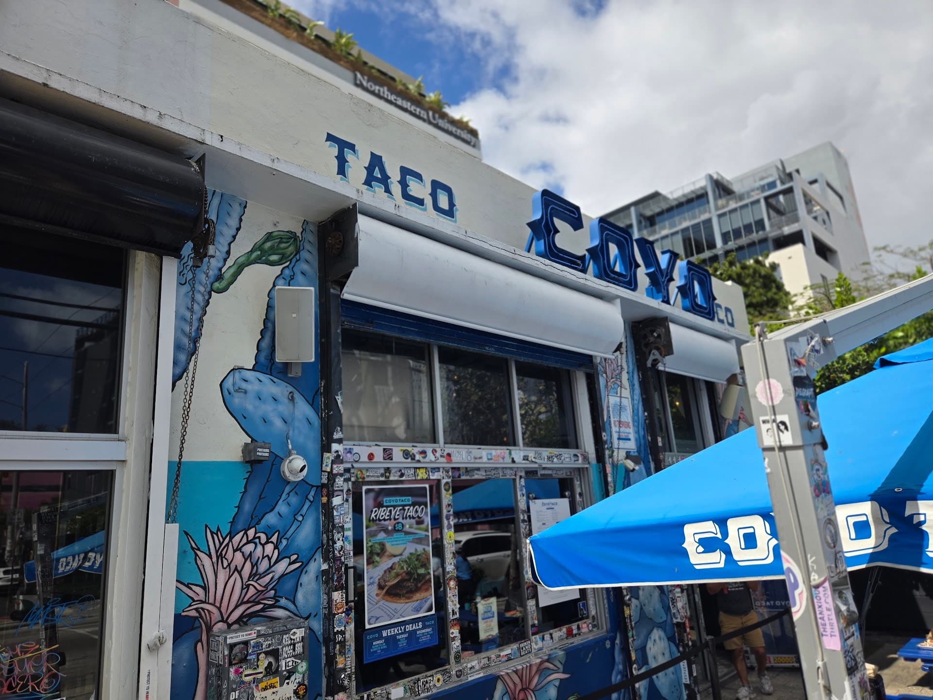 Coyo Taco exterior signage in Miami